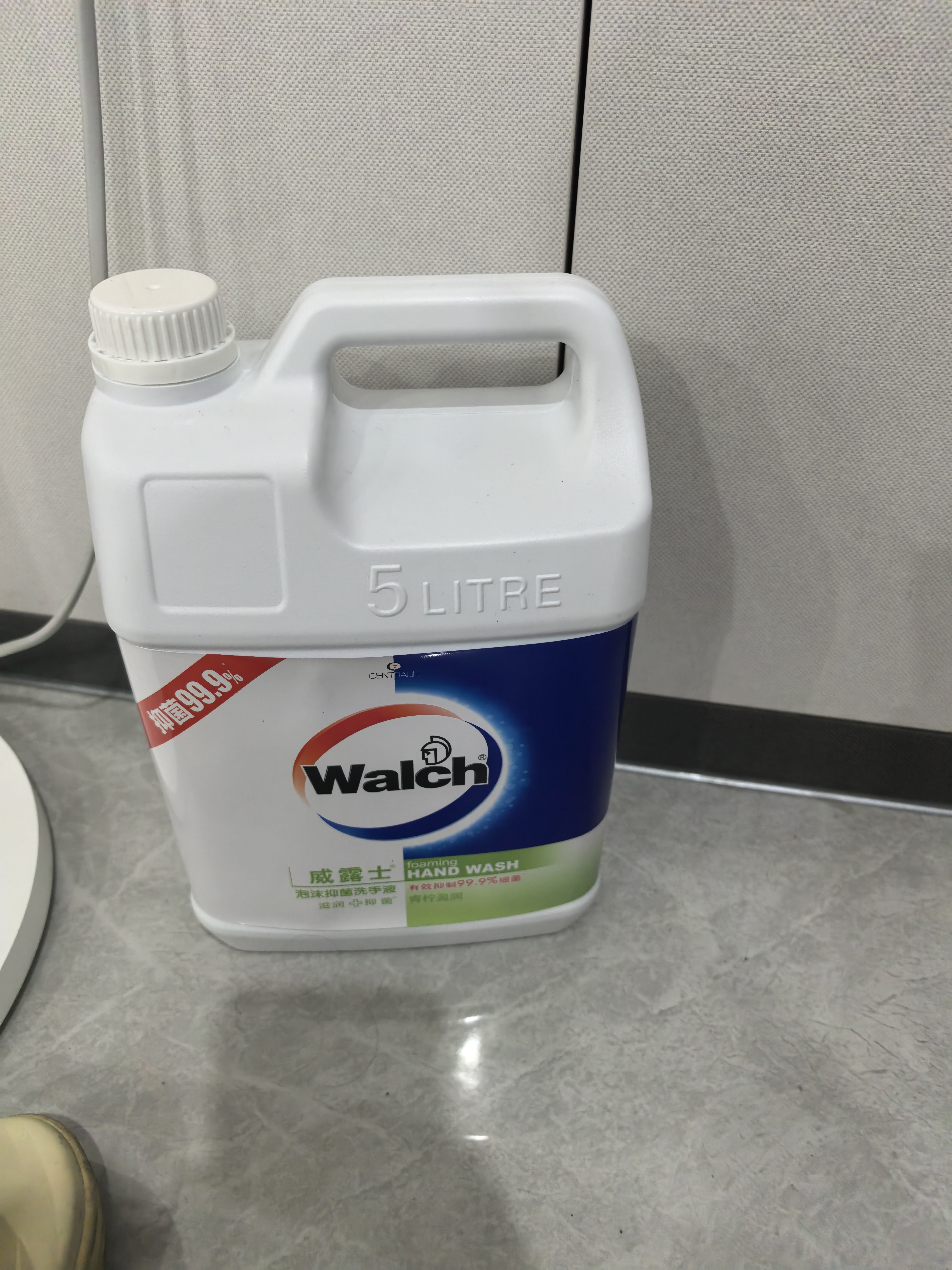 威露士泡沫洗手液补充装5L 青柠盈润抑菌消毒家庭酒店餐厅灭甲流感 实拍图