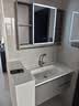 星沐太空铝蜂窝浴室柜组合陶瓷一体盆洗手盆卫生间洗脸盆柜抽屉洗漱台 【灯镜款】灰色91CM双抽屉 #智能带毛巾杆镜柜 实拍图