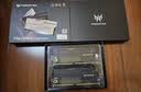 宏碁掠夺者（PREDATOR）48G(24G×2)套装 DDR5 6000频率 台式机内存条 Hermes冰刃系列 RGB灯条(C28) 石耀黑 AI电脑配件 实拍图