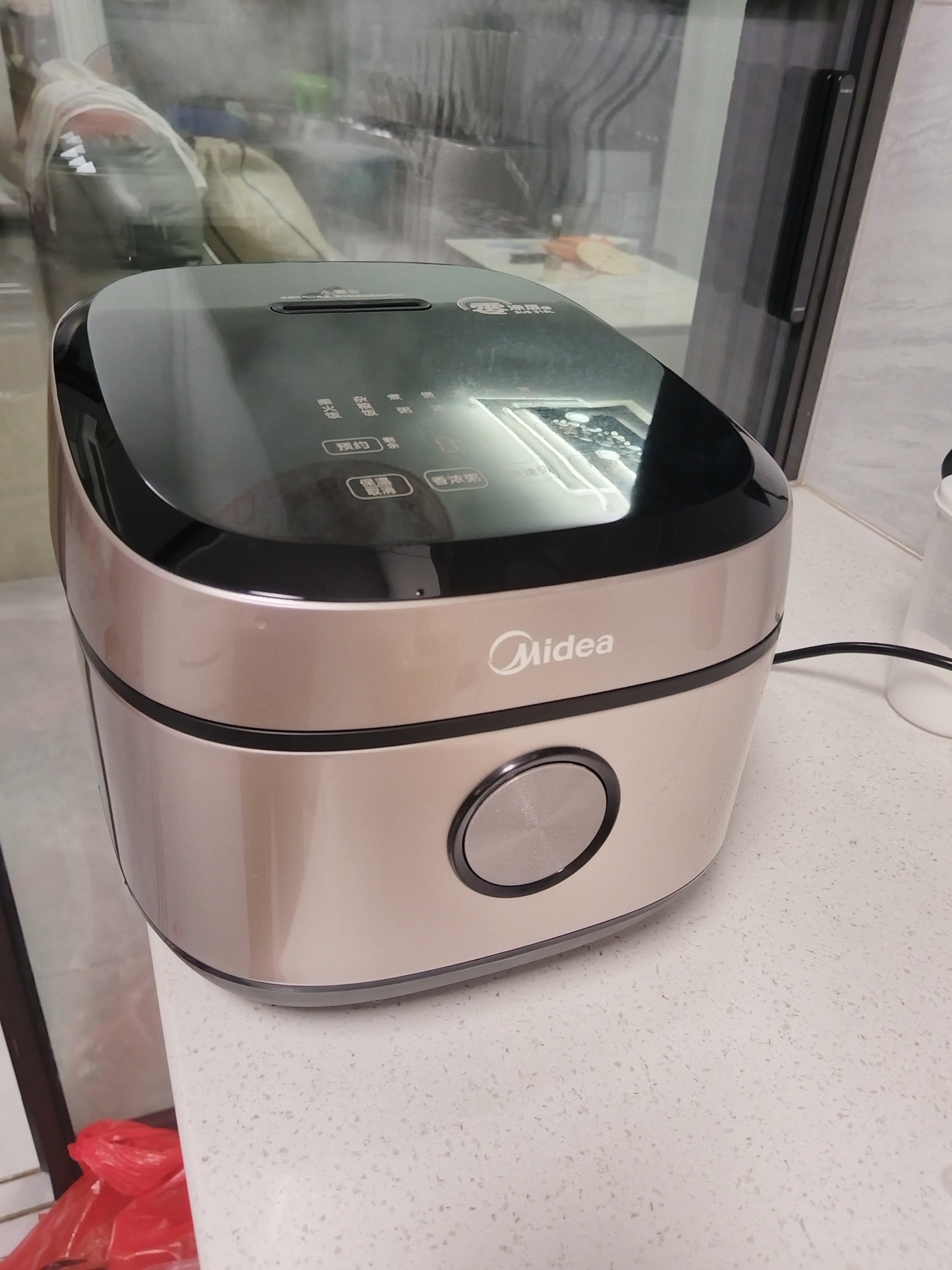 美的（Midea）电饭煲家用0涂层一级能效ih电磁加热3-4-5-8-10人电饭锅内胆不粘锅小米粥大容量4升5升智能预约 【0涂层IH加热】316L不锈钢 4L 实拍图