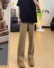 京东京造【舒适高弹】男士休闲裤子夏季男款百搭直筒西裤男裤 卡其2.0 3XL 实拍图