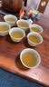 八千行一次性功夫茶杯60ml翡翠茶杯带收纳架高档耐热品茗茶杯 实拍图