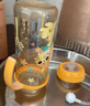 贝亲（Pigeon）PPSU双把手防胀气奶瓶330ml 绅士豹 L号奶嘴 6月+ AA223 实拍图