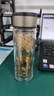 【京东物流配送】高硼硅双层玻璃杯大容量泡茶杯水杯子茶水分离杯 【双层加厚】茶杯350ml1只 实拍图