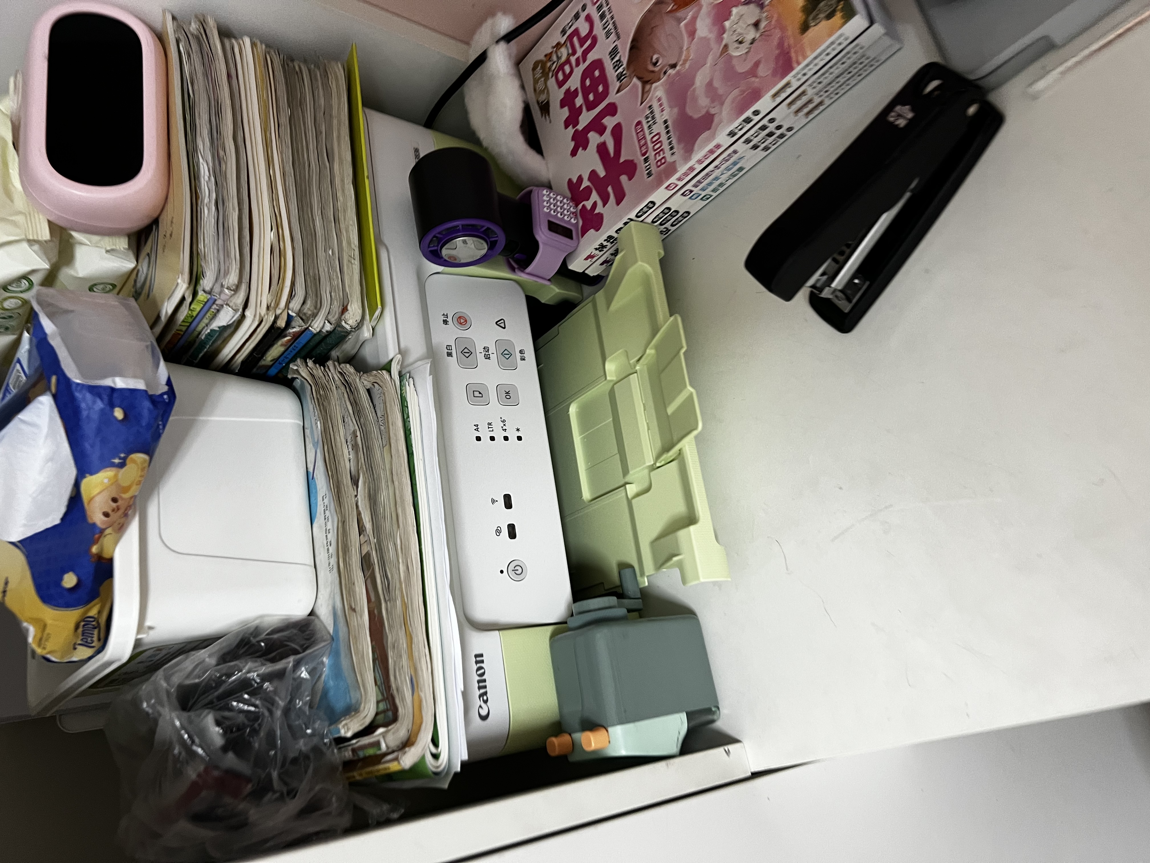 佳能（Canon）G3811/G3836墨仓式原装连供打印机复印扫描家用办公手机无线一体机小型彩色喷墨A4 G3836【手机电脑无线连接+打印复印扫描】 官方标配：主机+原装墨水一套 实拍图