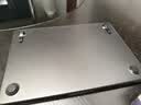 VOKAMO【2026新款M5适用】苹果电脑笔记本MacBook Air13保护壳M4/3/2带支架22到2025年新款外套 磨砂透黑 实拍图
