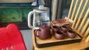京东京造宜兴紫砂壶手工【原矿紫泥】煮茶泡茶壶茶具 竹节汉铎壶258ml礼盒 实拍图