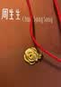 周生生黄金吊坠玫瑰花 足金挂坠女不含项链78715P计价3.35克 实拍图