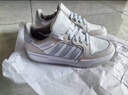adidas ENTRAP美式校园风运动鞋少年感复古篮球风板鞋阿迪达斯 白色/矾土棕/浅蓝   37 实拍图