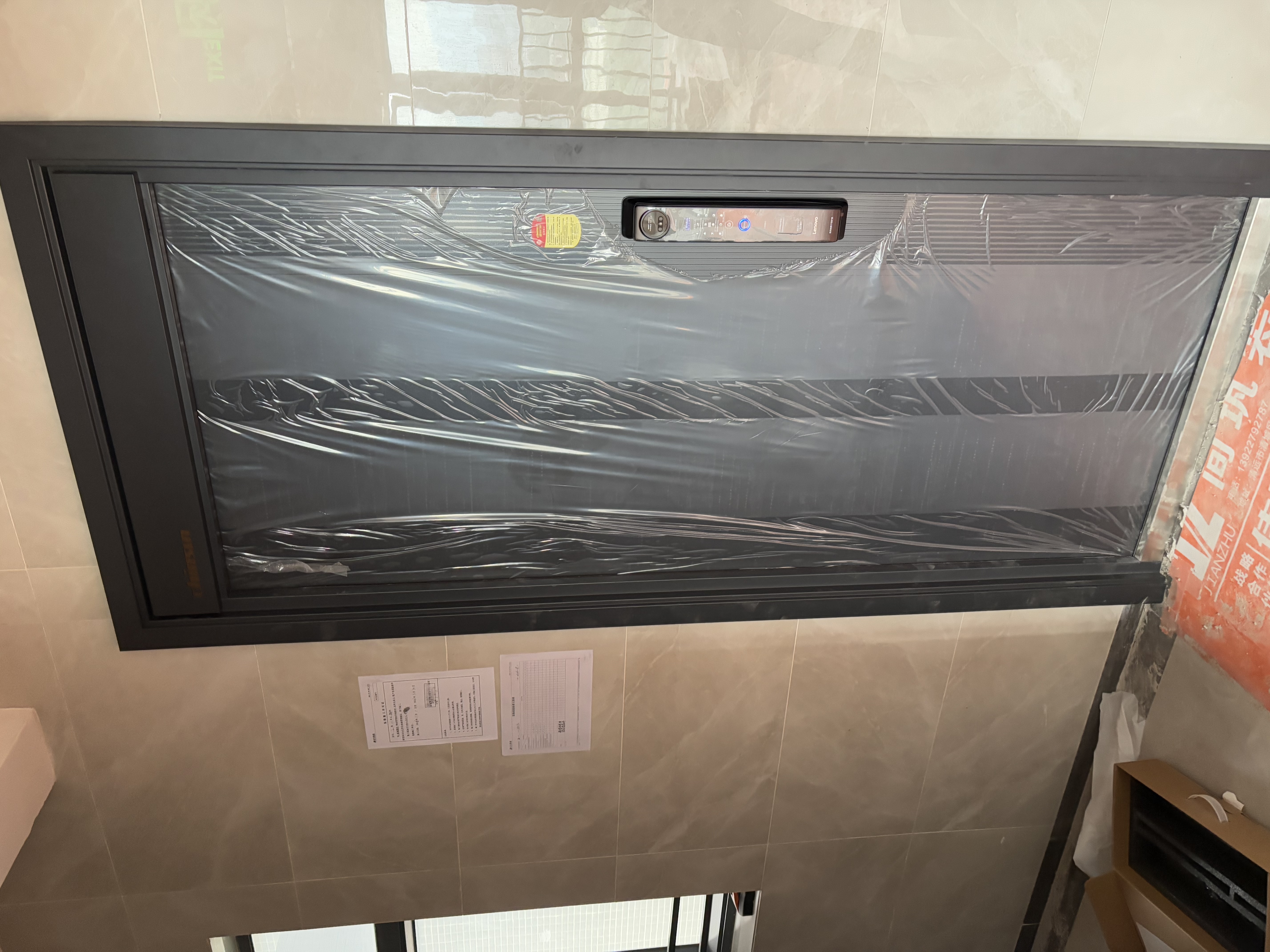 群升甲级防盗入户门家用加厚锌合金进户门 全自动智能锁别墅安全大门 2250*1050 【联想R20】高端全自动智能锁【一价全包】 实拍图