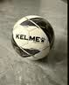 卡尔美（KELME）足球5号比赛训练中考体育学生4号机缝耐磨专用球 黑金 实拍图