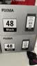 佳能（Canon）PG-48 黑色墨盒(适用E478/E478R/E3480/E418/E4280/E4580) 实拍图