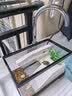 Barbarous Growth乌龟饲养缸生态造景家用带盖小型别墅爬台底部排水专用箱巴西龟缸 盖板+晒台+雨淋过滤+晒背灯+礼包 中号-30*18*18cm 黑色【防逃逸|加厚|加高】 实拍图