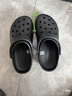 卡骆驰（CROCS）经典玛丽珍芭蕾洞洞鞋|210581 黑色   37 /38(230mm) 实拍图