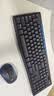 罗技（Logitech）MK275 键鼠套装 无线键鼠套装 办公键鼠套装 全尺寸 商务键鼠套装 带无线2.4G接收器 黑蓝色 实拍图
