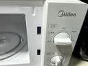 美的（Midea）【2026新款】快捷微波炉 家用小型  360°转盘加热  旋钮操控 高温杀菌 易洁内胆 M1-L213B 纯白 实拍图