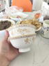 传世瓷碗碟套装家用景德镇欧式骨瓷碗筷陶瓷器吃饭套碗盘子中式 天鹅湖60件 60头豪华套装 实拍图