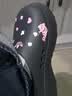 adidas迪士尼联名ADIFOM STAN MULE凉鞋穆勒鞋男女阿迪达斯三叶草   黑色/浅粉/清澈粉   39 实拍图