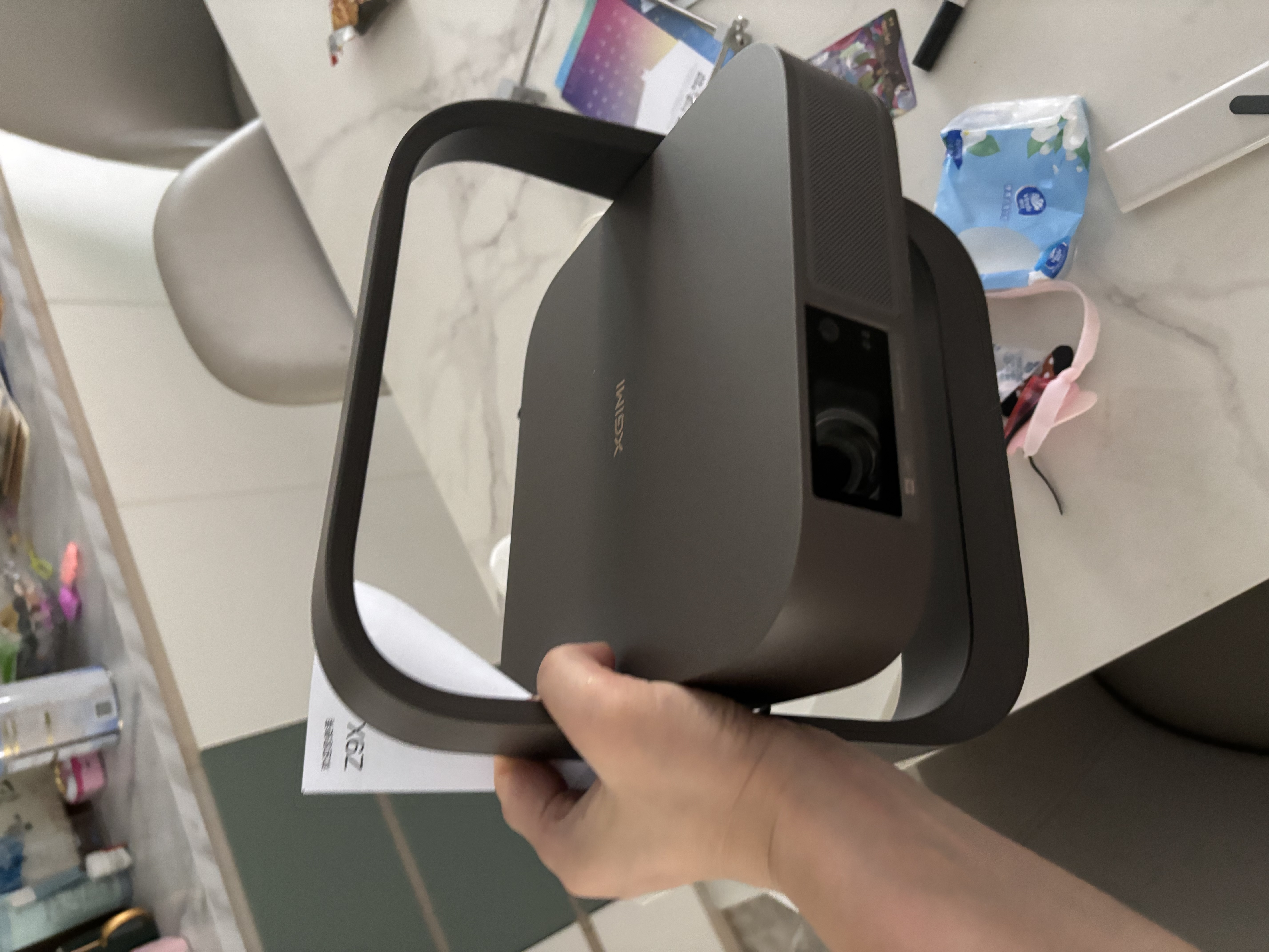 极米（XGIMI）Z9X 4K 旗舰版 全新轻薄4K光学变焦三色激光投影1500CVIA 哈曼卡顿家用智能云台投影仪 国家补贴 实拍图
