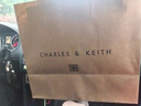 CHARLES&KEITH迷你菱格流浪包单肩斜挎双肩包包女包七夕礼物送女友CK2-60782390 【S号】Black黑色 S 实拍图