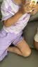 笛莎（DEESHA）【7A抑菌棉】女童春夏短袖五分裤家居服套装宝宝两件套睡衣 实拍图