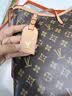 香港正品Carryall子母包2026新款女包真皮潮轻奢老花购物袋托特包 老花咖啡色大号 实拍图