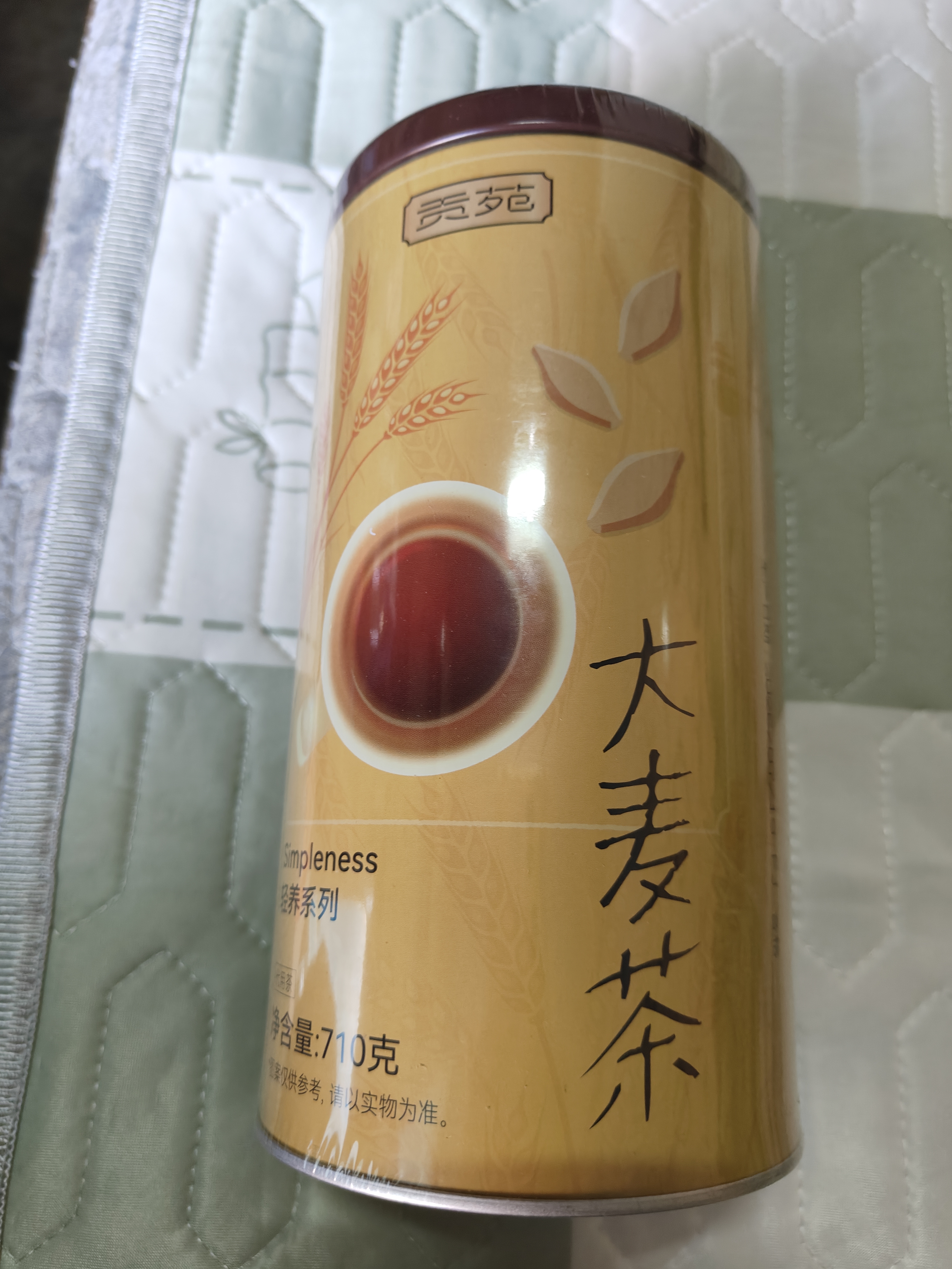 贡苑大麦茶特级正品 原味烘焙炒苦荞麦芽茶搭回奶断奶养生花草茶710g 实拍图