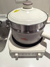 美的（Midea）电煮锅 小电锅 电蒸锅 电火锅 电热锅 分体式可拆洗 2.6L学生宿舍多功能锅 泡面锅 XZC2061 配蒸笼 实拍图