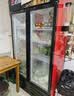 志高展示柜冷藏大容量饮料柜冰柜商用保鲜柜超市玻璃门冰箱立式啤酒柜 双门下机【直冷节能】黑红 一级节能省电80% 实拍图