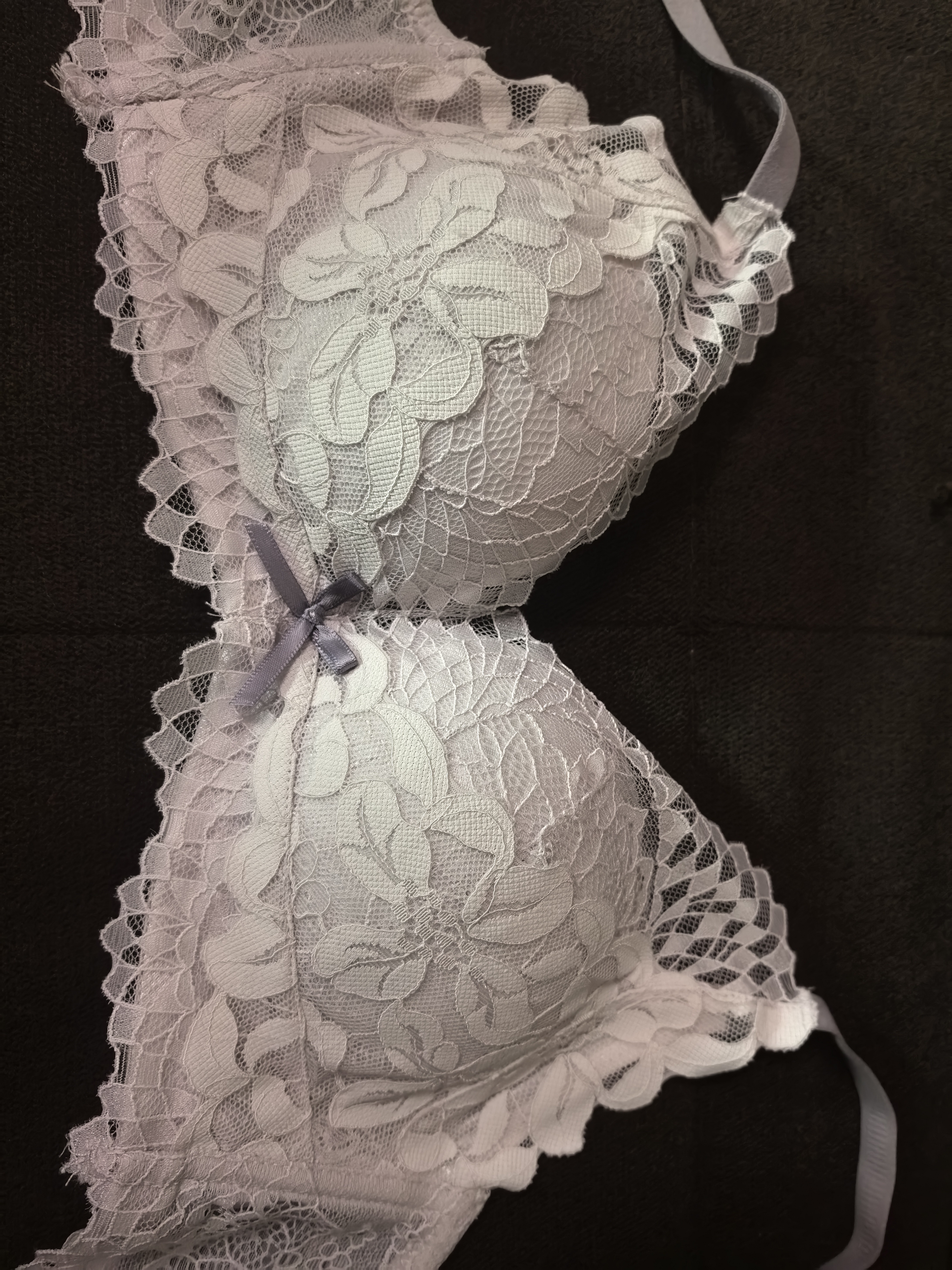 梦芭蒂内衣女小胸显大文胸套装无钢圈聚拢立体上托性感蕾丝侧收副乳胸罩 实拍图