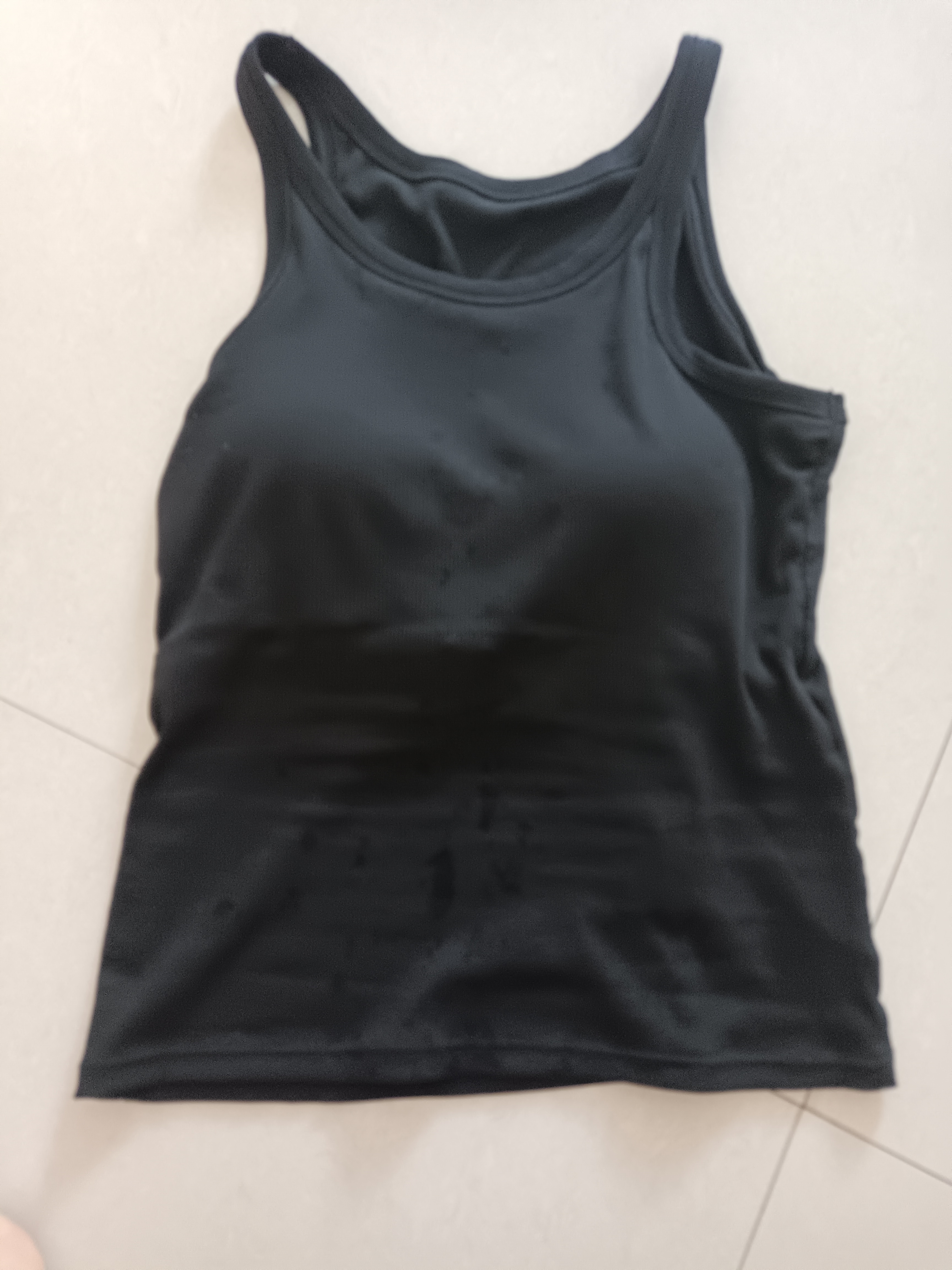 草本初色【桑蚕丝带胸垫】吊带背心女打底内搭10A抗菌可外穿百搭美背上衣 实拍图