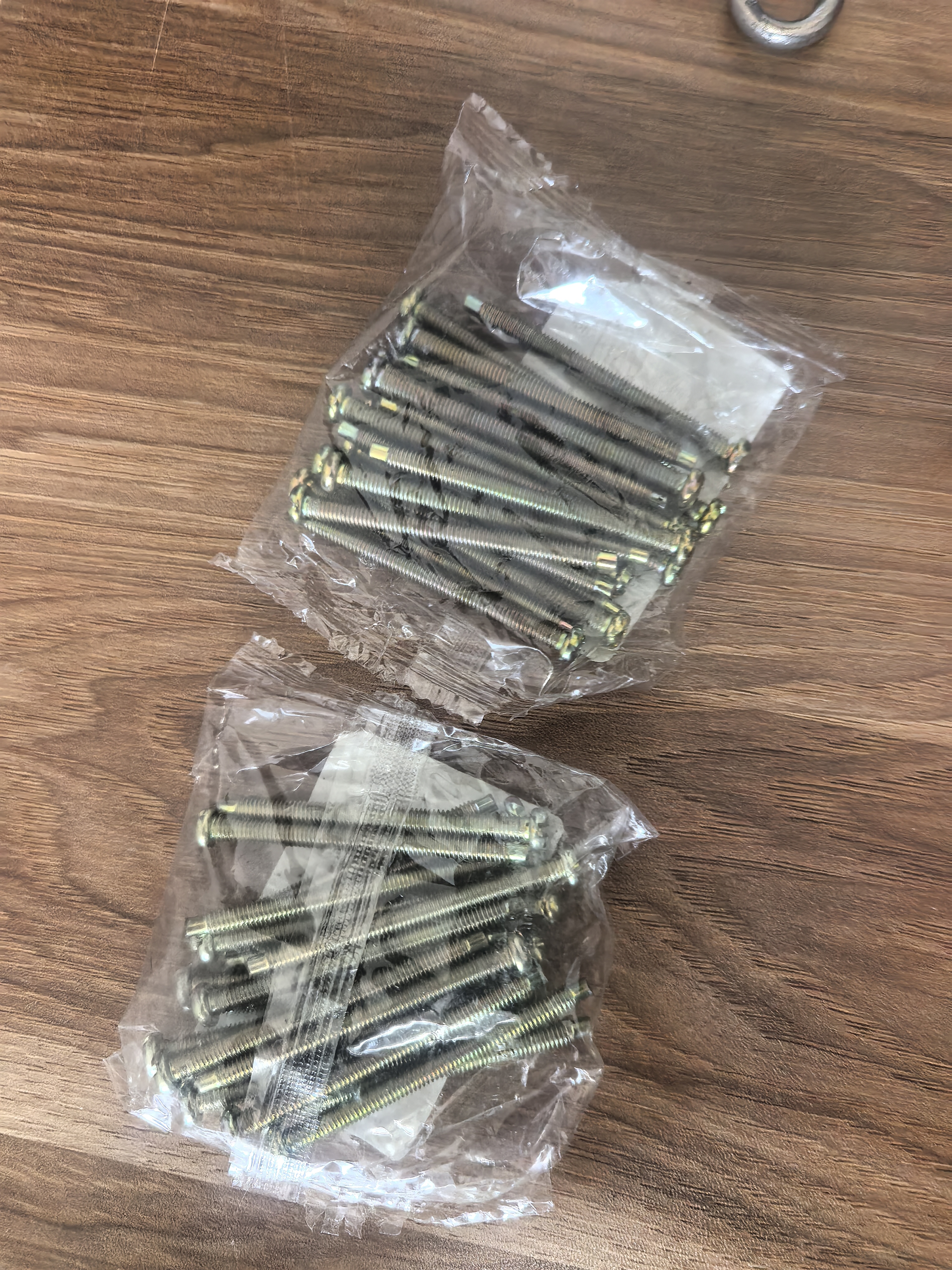德力西（DELIXI）螺丝钉5公分长3.8mm十字加长螺丝平头钉 开关插座通用配件20只/包 实拍图