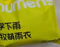 牧萌儿童雨衣带书包位男女童女孩加长全身学生雨披 蓝太空人 4XL 实拍图