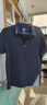 探路者POLO衫T恤短袖户外运动速干衣防紫外线透气半袖 藏蓝男 L 实拍图
