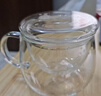 富光花茶杯透明茶杯内胆茶水分离杯办公室玻璃杯子水杯350ml 实拍图
