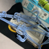 衣架成人加粗防滑加厚学生宿舍无痕挂衣架家用衣服晾衣架撑子衣挂 40cm升级款 凹槽带钩（四季款） 10支装（颜色随机） 实拍图