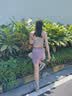 瑜伽服套装女高级感专业运动健身套装女文胸速干普拉提内衣背心夏 奶肤紫文胸+浆果紫长裤 L 建议105-115斤 实拍图