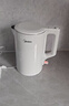 美的（Midea）电热水壶食品级304不锈钢自动断电双层防烫全钢无缝1.5L容量 MK-HJ1566 实拍图