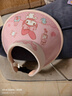 Hello Kitty儿童帽子夏季大帽檐防晒遮阳帽男女童空顶太阳帽 TKM1083美乐蒂 实拍图