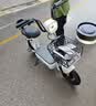 驰小虎电动自行车 吉祥虎新国标电动车电动自行车48V12Ah铅酸电池长续航电瓶车成人代步车电车白色 实拍图