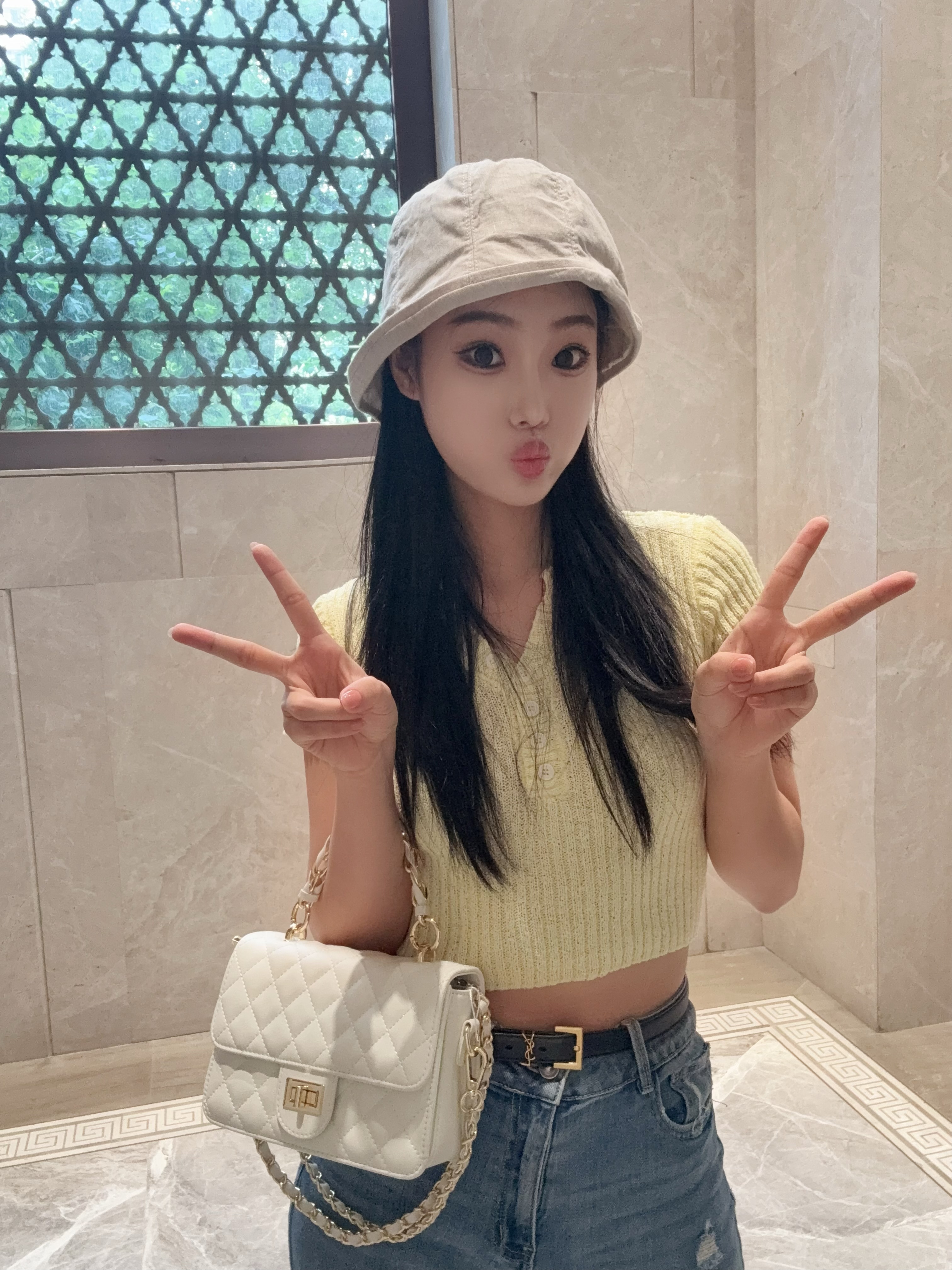 viney【何泓姗同款】牛皮斜挎包包女包链条包生日礼物高级感送女友老婆 实拍图