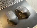 罗技（Logitech）大师系列 MX Master 4 高性能无线蓝牙鼠标  办公鼠标 静音鼠标  升级款 石墨黑 带无线接收器 实拍图