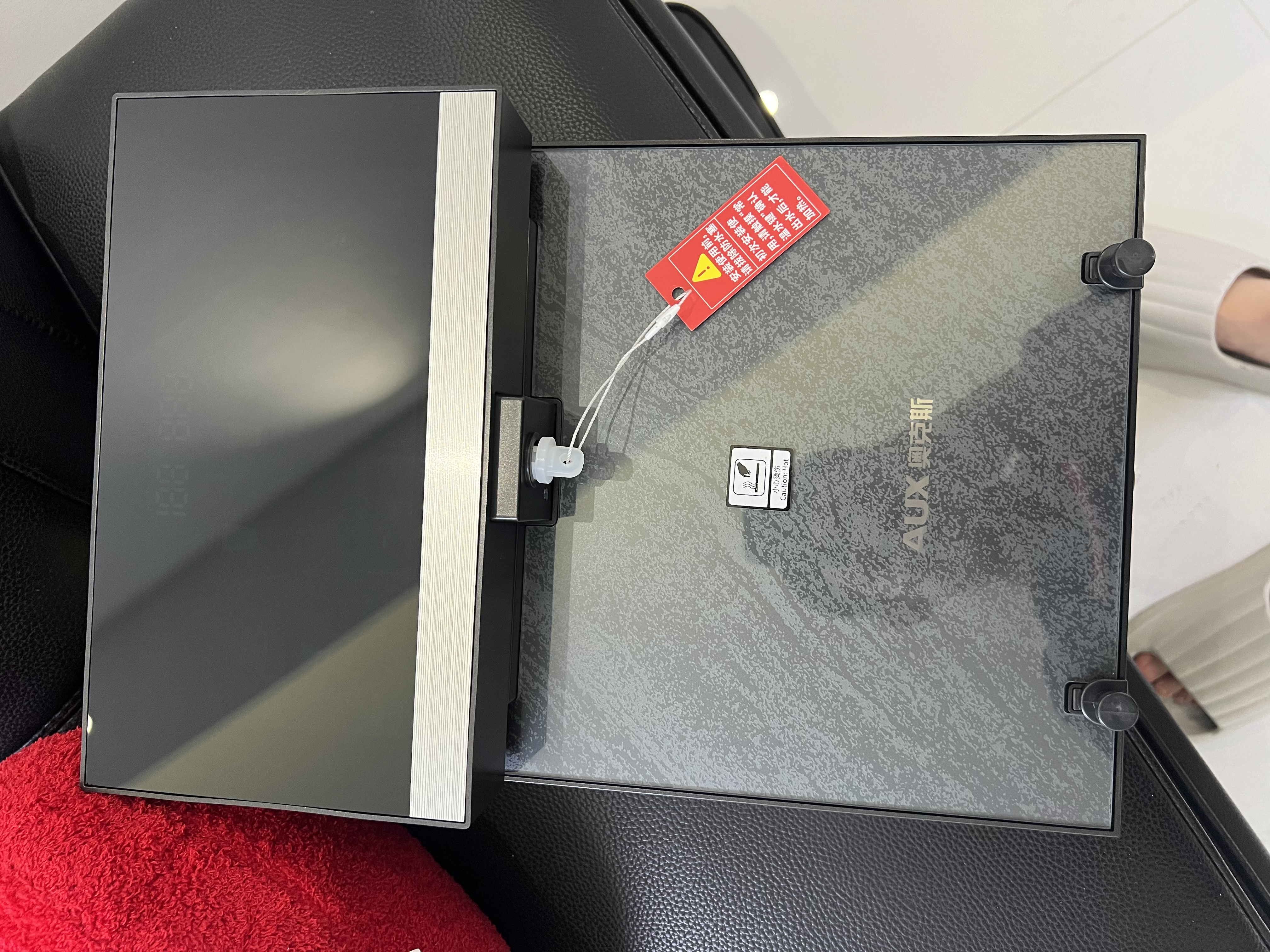 奥克斯（AUX）家用管线机壁挂式直饮机净水器伴侣即热管线饮水机升级不锈钢水路无水箱强力自吸UV杀菌YGX-2217W 实拍图
