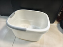 五月花泡脚桶加深21cm*1只装手提洗脚盆养生家用便携按摩免安装 实拍图
