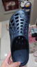 迪卡侬（DECATHLON）游泳男士凉鞋沙滩拖鞋洞洞鞋外穿NABD2027999深蓝色网格款41码 实拍图