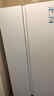 海尔（Haier）冰箱620升双开门对开门冰箱风冷无霜一级能效双变频家用大容量白色电冰箱以旧换新 冰雪白+一级双变频+黑金净化抗菌+90°开门悬停 实拍图