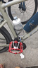 西骑者（WestBiking）三培林自行车脚踏板铝合金山地车通用轴承脚蹬公路单车配件 红色 实拍图