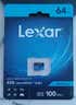 雷克沙（Lexar）64GB TF（MicroSD）存储卡 V10 A1 读100MB/s 平板监控录像内存卡 流畅录制高清视频(蓝卡Plus) 实拍图