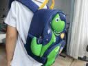 迪士尼（Disney）幼儿园书包3-6岁防丢失超轻儿童潜水料男孩背包恐龙礼盒款开学季 实拍图
