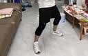 李宁（LI-NING）护膝夏季薄款男女士运动专业防护跑步半月板损伤篮羽毛球 黑色 L 实拍图